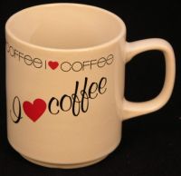 I LOVE COFFEE Coffee Mug - Made in Japan